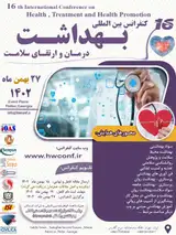 پوستر شانزدهمین کنفرانس بین المللی بهداشت، درمان و ارتقای سلامت